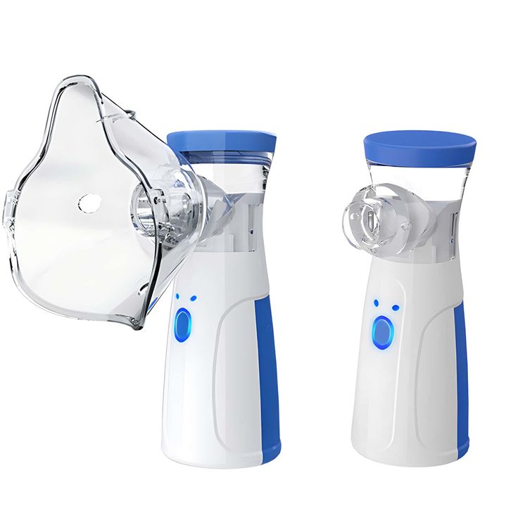 Portable Mesh Nebulizer - Silent, Ultrasonic Inhaler for Kids & Adults